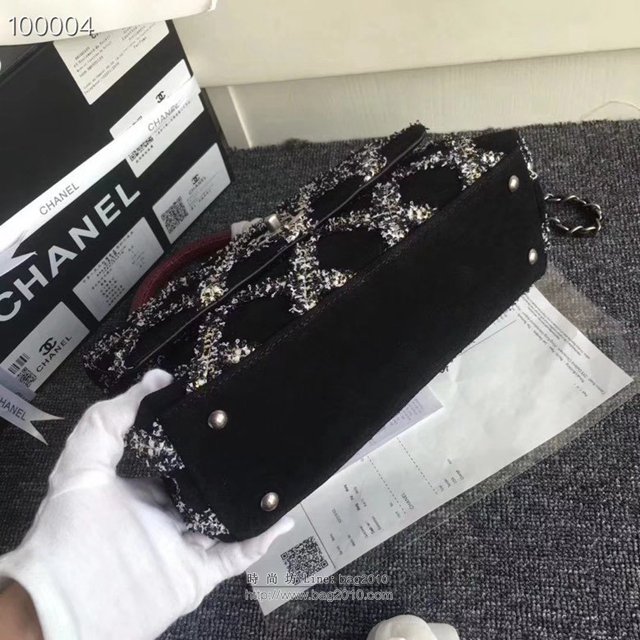 Chanel女包 香奈兒復古系列 Chanel手提包 香奈爾編織菱格手拎包 單肩斜挎女包  djc2572